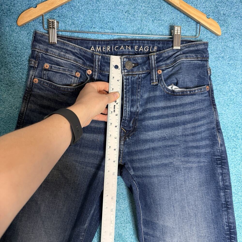 American Eagle Jeans Mens 29x34 AirFlex Plus Athletic Skinny Fits 30x32 - Picture 5 of 15